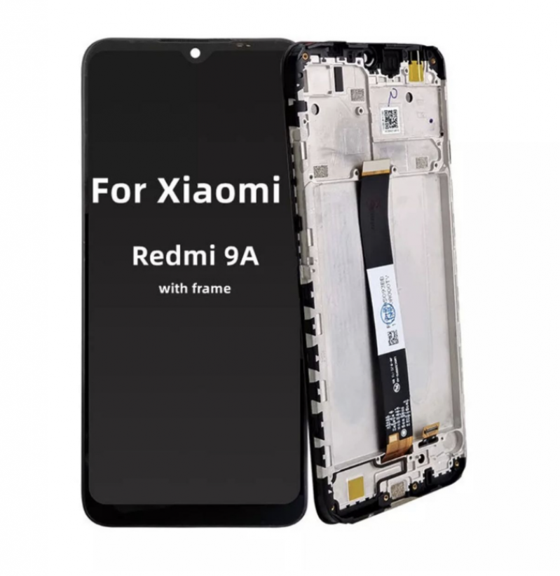 Tela Frontal Display Compatíve Redmi 9a 9c Com Aro — frontal completo com touch — imagem 1