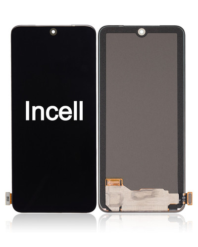 Tela Frontal Display Incell Preto Para Redmi Note 10 4G Note 10s — frontal completo com touch